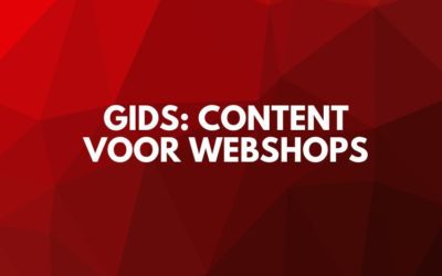 De ultieme gids voor het maken van content voor webshops